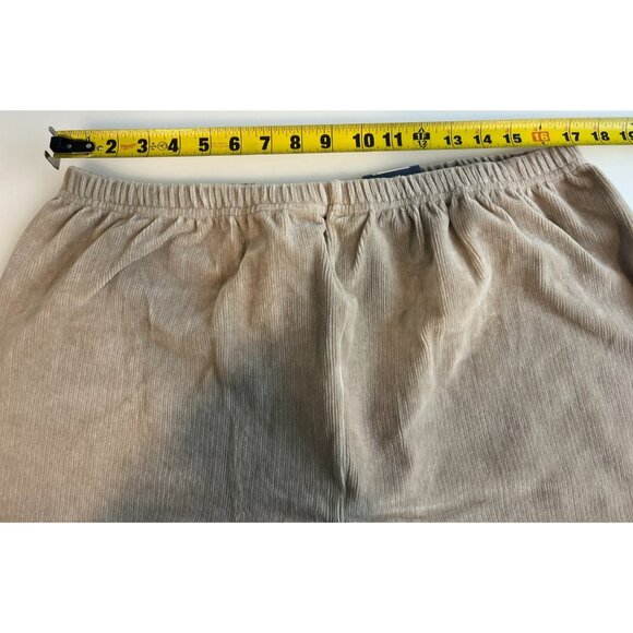 Venezia Jeans Womens Khaki Colored Stretch Straight Legged Sweatpants Size 26/28 - Picture 7 of 9